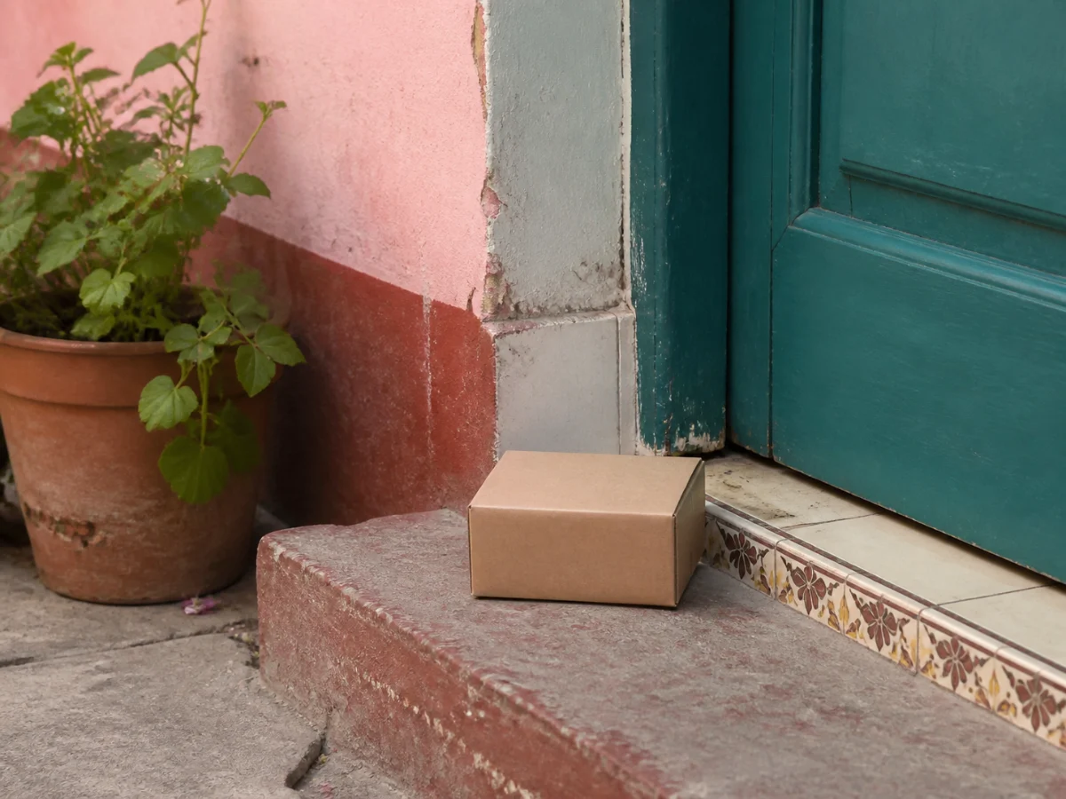 Paquete de TricoViva entregado en la puerta