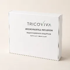 La caja blanca del kit TricoViva, cerrada